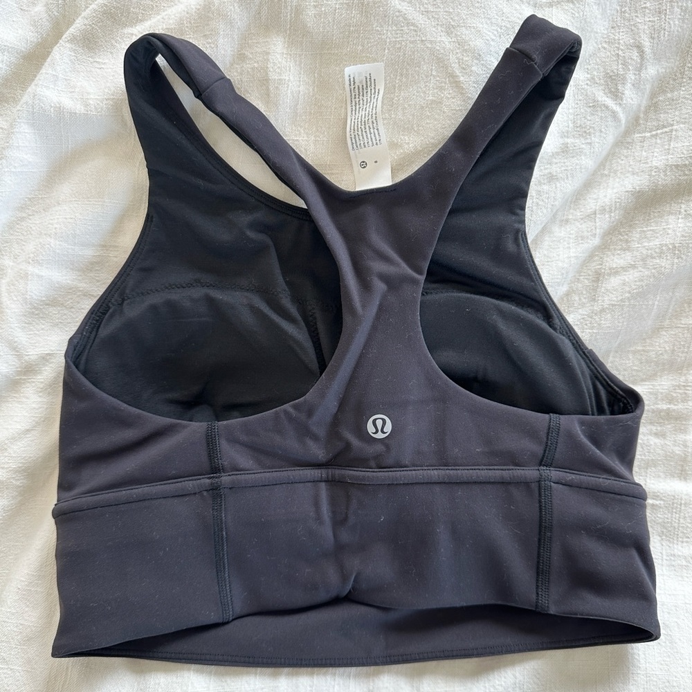 Lululemon Black Racerback Bra - Picture 2 of 2
